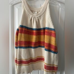 Caslon Colorful Striped Knit Tank